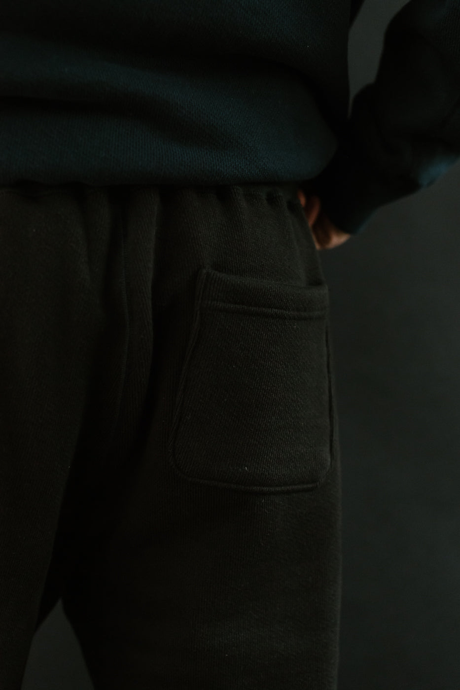 Sweatpant 876gsm Double Heavyweight French Terry - Sumi Black 20 Sweatpant 876gsm Double Heavyweight French Terry - Sumi Black