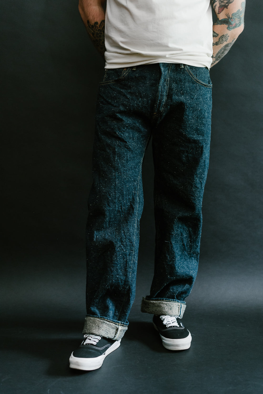266-CCD - 15oz "Crushed Concrete" Selvedge Denim - Relax Straight Fit 11 266-CCD - 15oz "Crushed Concrete" Selvedge Denim - Relax Straight Fit