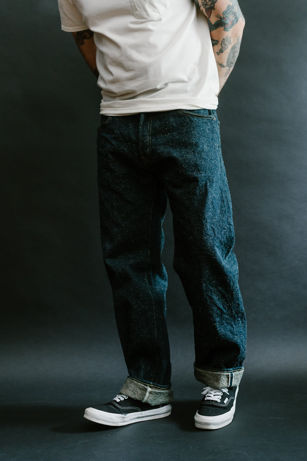 266-CCD - 15oz "Crushed Concrete" Selvedge Denim - Relax Straight Fit 15 266-CCD - 15oz "Crushed Concrete" Selvedge Denim - Relax Straight Fit