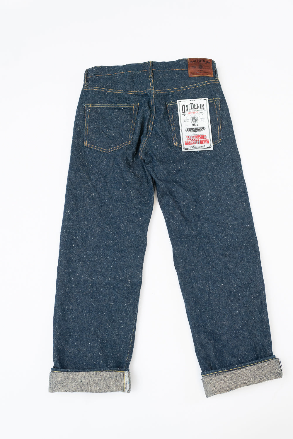 266-CCD - 15oz "Crushed Concrete" Selvedge Denim - Relax Straight Fit 6 266-CCD - 15oz "Crushed Concrete" Selvedge Denim - Relax Straight Fit
