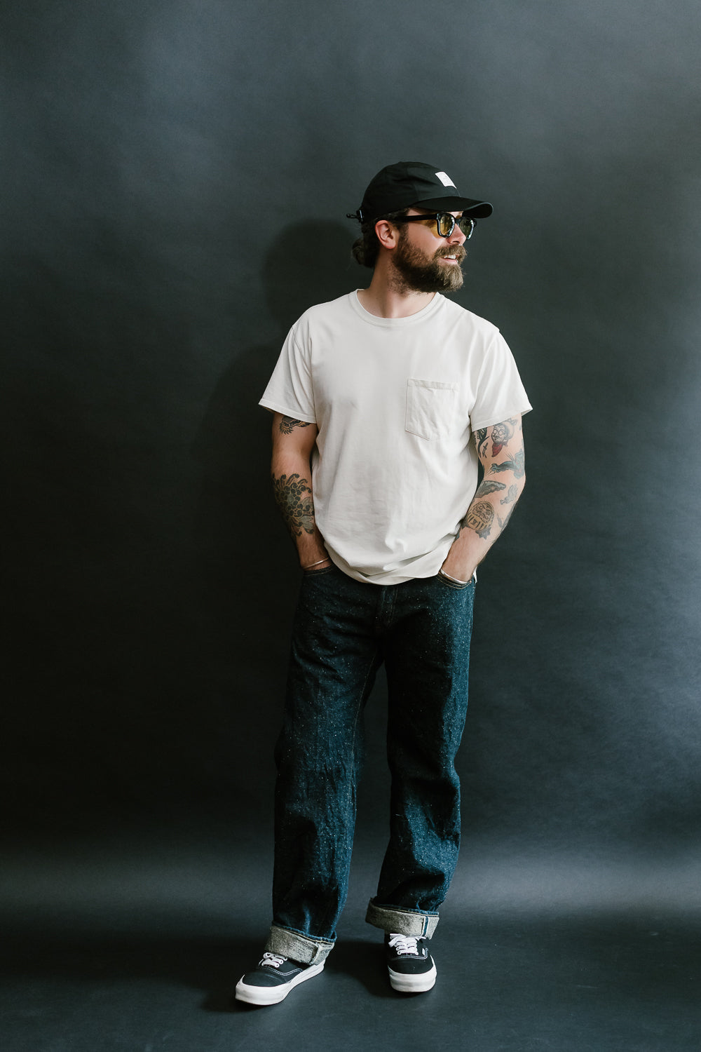 266-CCD - 15oz "Crushed Concrete" Selvedge Denim - Relax Straight Fit 7 266-CCD - 15oz "Crushed Concrete" Selvedge Denim - Relax Straight Fit