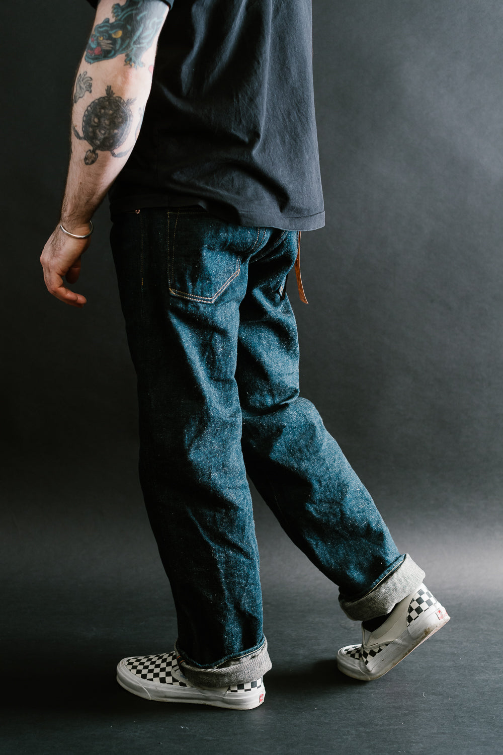 266ZR-KABEG - 20oz "Secret Kabuki Kakishibu Beige" Selvedge Denim - Relax Straight Fit 13 266ZR-KABEG - 20oz "Secret Kabuki Kakishibu Beige" Selvedge Denim - Relax Straight Fit