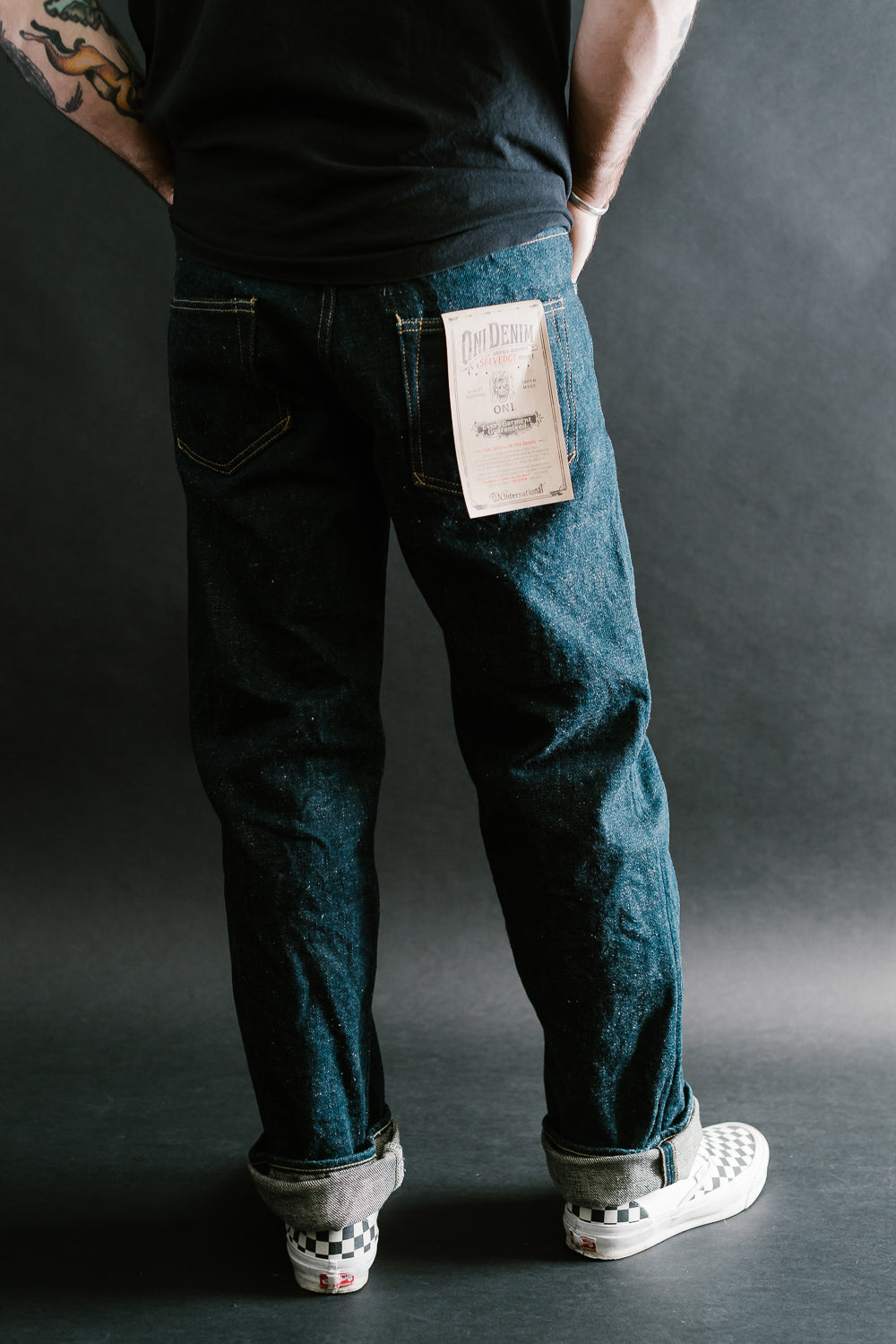 266ZR-KABEG - 20oz "Secret Kabuki Kakishibu Beige" Selvedge Denim - Relax Straight Fit 14 266ZR-KABEG - 20oz "Secret Kabuki Kakishibu Beige" Selvedge Denim - Relax Straight Fit