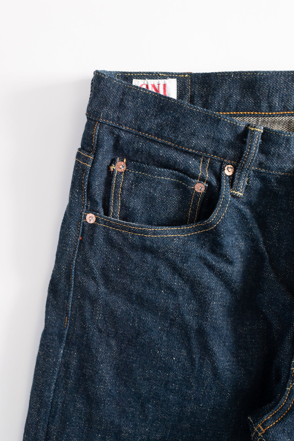266ZR-KABEG - 20oz "Secret Kabuki Kakishibu Beige" Selvedge Denim - Relax Straight Fit 3 266ZR-KABEG - 20oz "Secret Kabuki Kakishibu Beige" Selvedge Denim - Relax Straight Fit