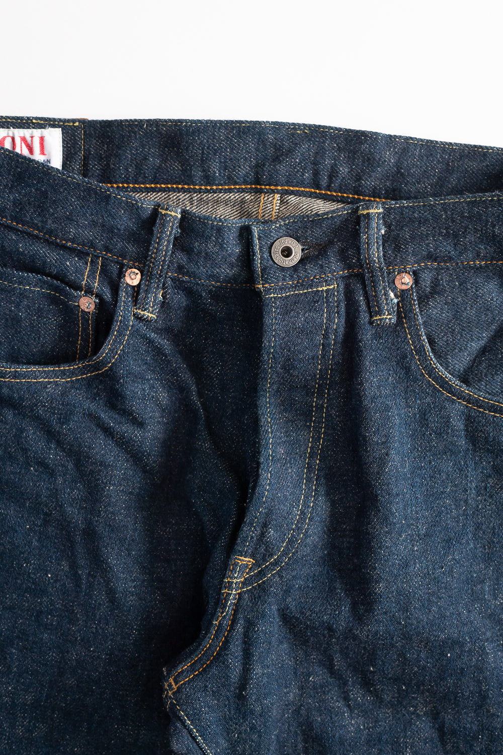 266ZR-KABEG - 20oz "Secret Kabuki Kakishibu Beige" Selvedge Denim - Relax Straight Fit 4 266ZR-KABEG - 20oz "Secret Kabuki Kakishibu Beige" Selvedge Denim - Relax Straight Fit