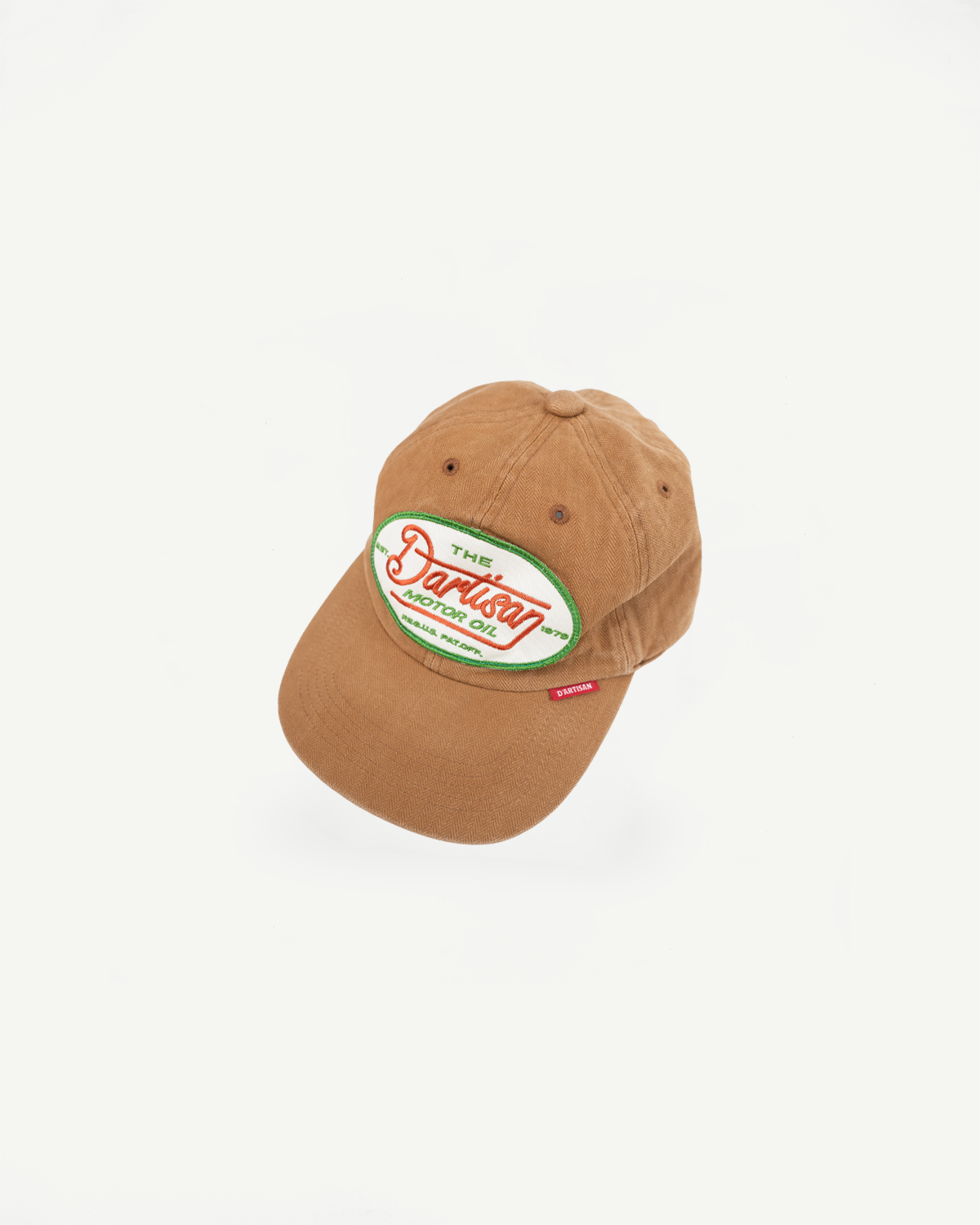 7563 - Herringbone Motor Oil Cap - Camel